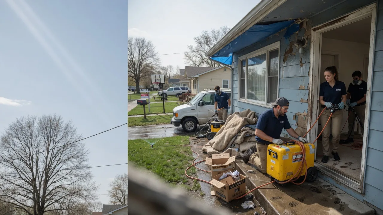 Basement Flood Cleanup in Thurston, OH near me